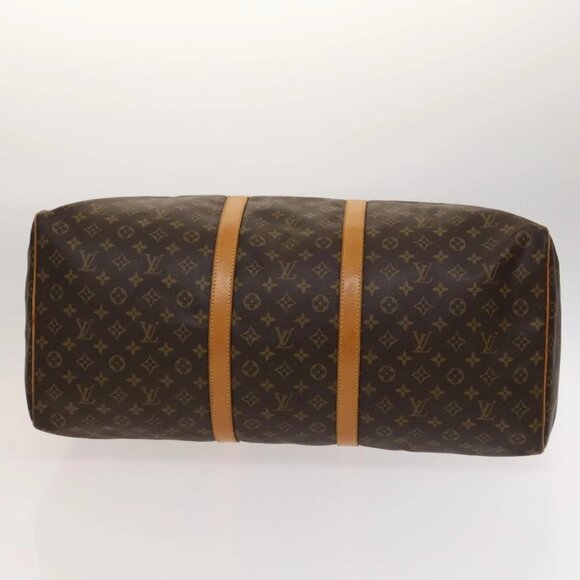 LOUIS VUITTON Monogram Keepall Bandouliere 55 Boston Bag M41414 LV Auth 119520 - Picture 7 of 16